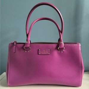 Kate Spade Purple Satchel Bag